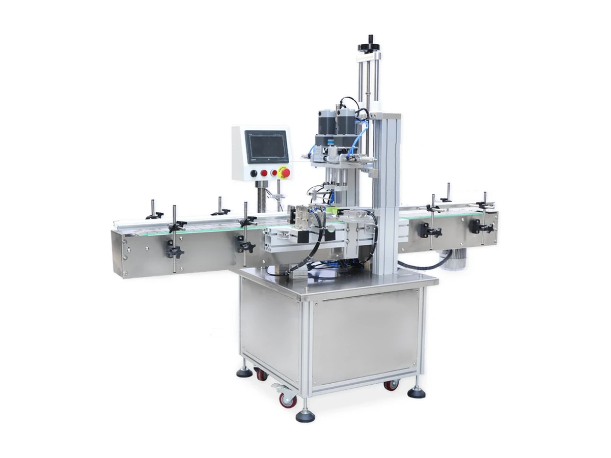 Automatic jar-lid capping machine for jam and preserve production